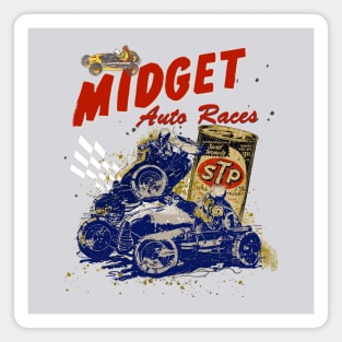 Midget Auto Racing Magnet